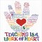 Imaginating Counted Cross Stitch Kit 10"X8.5"-Let's Hug A Teacher